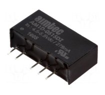 Converter: DC/DC | 1W | Uin: 4.5÷5.5V | Uout: 15VDC | Uout2: -15VDC | SIP7