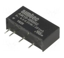 Converter: DC/DC | 1W | Uin: 4.5÷5.5V | Uout: 5VDC | Iout: 200mA | SIP7