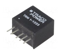 Converter: DC/DC | 1W | Uin: 9÷18V | Uout: 15VDC | Uout2: -15VDC | SIP