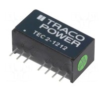 Converter: DC/DC | 2W | Uin: 9÷18V | Uout: 12VDC | Iout: 167mA | SIP8