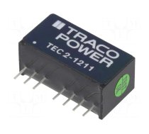 Converter: DC/DC | 2W | Uin: 9÷18V | Uout: 5VDC | Iout: 400mA | SIP8 | TEC 2