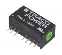 Converter: DC/DC | 6W | Uin: 9÷18V | Uout: 12VDC | Uout2: -12VDC | SIP8