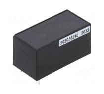 Converter: AC/DC | 6W | 90÷264VAC | 24VDC | Iout: 0.25A | 83% | KPSB6 | THT