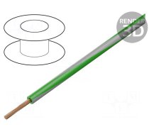 Wire | H05V-K,LgY | stranded | Cu | 0.35mm2 | PVC | green-grey | 300V,500V