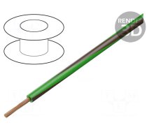 Wire | H05V-K,LgY | stranded | Cu | 0.35mm2 | PVC | green-brown | 200m