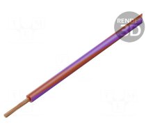 Wire | H05V-K,LgY | stranded | Cu | 0.35mm2 | PVC | red-violet | 300V,500V