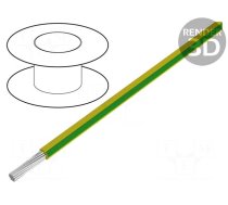 Wire | TLYc | stranded | Cu | 0.124mm2 | PVC | green-yellow | 150V | 500m