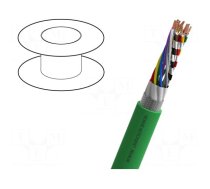 Wire: test lead cable | MOTIONLINE® PREMIUM | 4x2x0.18mm2 | green