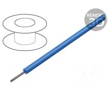 Wire | HELUTHERM® 145 | 1x0.25mm2 | stranded | Cu | blue | -55÷145°C