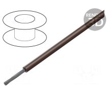 Wire | HELUTHERM® 145 | 1x0.25mm2 | stranded | Cu | brown | -55÷145°C