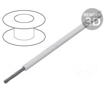 Wire | HELUTHERM® 145 | 1x0.34mm2 | stranded | Cu | white | -55÷145°C