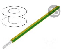 Wire | HELUTHERM® 145 | 1x0.25mm2 | stranded | Cu | yellow-green