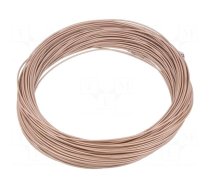 Wire: coaxial | RG316U | stranded | CCS | FEP | brown,transparent | 2.5mm