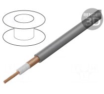 Wire: coaxial | RG58 | 1x0.5mm2 | stranded | Cu | Core section: 0.5mm2