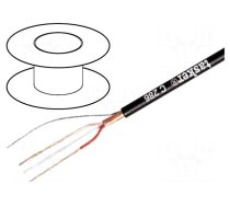 Wire: microphone cable | 2x0.22mm2 | white | OFC | -15÷70°C