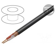 Wire: microphone cable | BiTsound® | 2x0.23mm2 | black | OFC | -30÷70°C