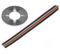 Wire: ribbon | TLWY | 10x0.124mm2 | stranded | Cu | unshielded | PVC | 150V