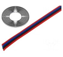 Wire: ribbon | TLWY | 4x0.22mm2 | stranded | Cu | unshielded | PVC | 150V