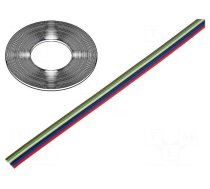 Wire: ribbon | TLWY | 6x0.124mm2 | stranded | Cu | unshielded | PVC | 150V