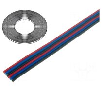 Wire: ribbon | TLWY | 6x0.22mm2 | stranded | Cu | unshielded | PVC | 150V