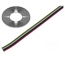 Wire: ribbon | TLWY | 6x0.22mm2 | stranded | Cu | unshielded | PVC | 150V