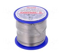 Resistance wire | 1.19Ω/m | -100÷1300°C | 0.25kg | Øout: 1.2mm | FeCrAl