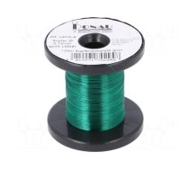 Silver plated copper wires | 0.15mm | green | Cu,silver plated