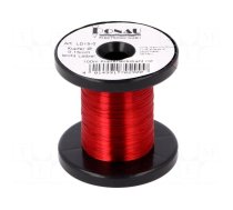 Silver plated copper wires | 0.15mm | red | Cu,silver plated | 100m