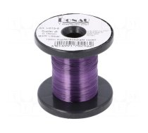 Silver plated copper wires | 0.15mm | violet | Cu,silver plated