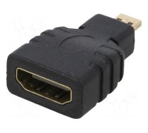 Adapter | HDMI 1.4 | HDMI socket,micro HDMI plug | black