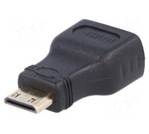 Adapter | HDMI 1.4 | HDMI socket,mini HDMI plug | black