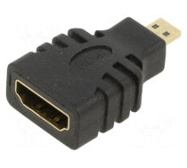 Adapter | HDMI socket,micro HDMI plug | black