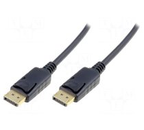 Cable | DisplayPort 1.1a | DisplayPort plug,both sides | 10m | black