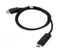 Cable | DisplayPort 1.2 | DisplayPort plug,both sides | 1m | black