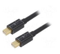 Cable | DisplayPort 1.2 | mini DisplayPort plug,both sides | PVC
