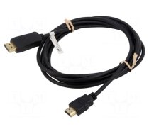 Cable | DisplayPort 1.2,HDMI 1.4 | DisplayPort plug,HDMI plug | 3m