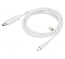 Cable | DisplayPort 1.2,HDMI 2.0 | 2m | white
