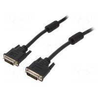 Cable | dual link | DVI-D (24+1) plug,both sides | PVC | 4.5m | black