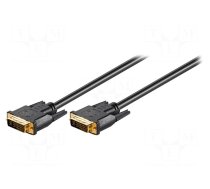 Cable | DVI-I (24+5) plug,both sides | 10m | black