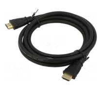 Cable | HDMI 1.4 | HDMI plug,both sides | 5m | black | 28AWG | Core: Cu