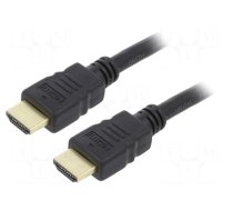 Cable | HDMI 1.4 | HDMI plug,both sides | PVC | 10m | black | 28AWG