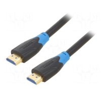 Cable | HDMI 2.0 | HDMI plug,both sides | PVC | 5m | black | 30AWG