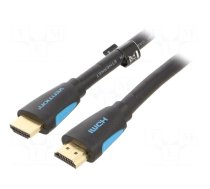 Cable | HDMI 2.0 | HDMI plug,both sides | PVC | 1m | black | 30AWG