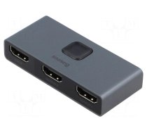 Splitter | HDMI 1.4 | Support: 4K | grey | Input: HDMI socket