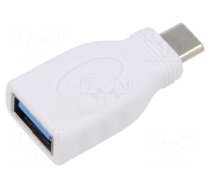 Adapter | OTG,USB 3.0 | USB A socket,USB C plug | white