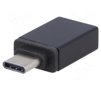 Adapter | OTG,USB 3.1 | USB A socket,USB C plug | nickel plated