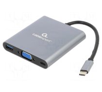 Hub USB | USB 3.1 | PnP | grey | Number of ports: 7 | 5Gbps | 0.15m