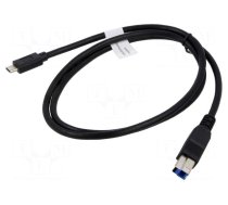 Cable | Power Delivery (PD),USB 3.1 | USB B plug,USB C plug | 1m