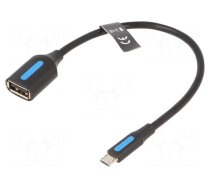 Cable | USB 2.0 | USB A socket,USB B micro plug | nickel plated