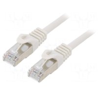 Patch cord | F/UTP | 6 | stranded | CCA | PVC | grey | 20m | RJ45 plug | 26AWG